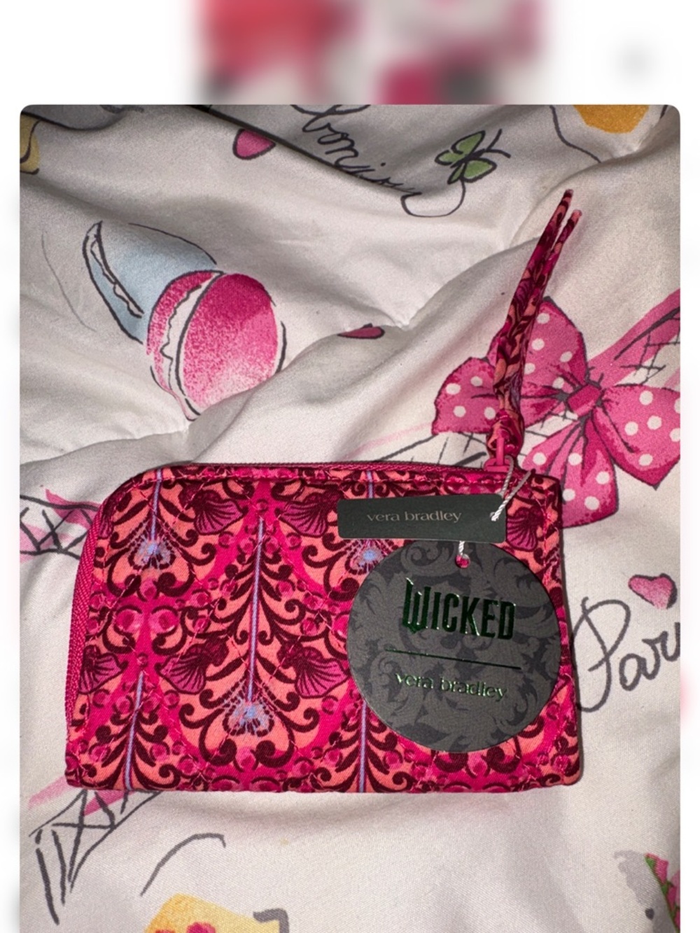 Vera Bradley Limited Edition “Wicked” Wristlet